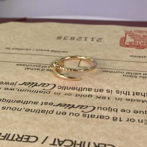 Cartier Juste Un Clou Pure 18K Yellow Gold Ring, Small Model