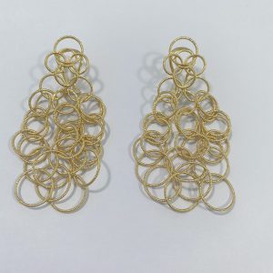 JAUEAR003993 Buccellati Hawaii Solid 18K Yellow Gold Earrings