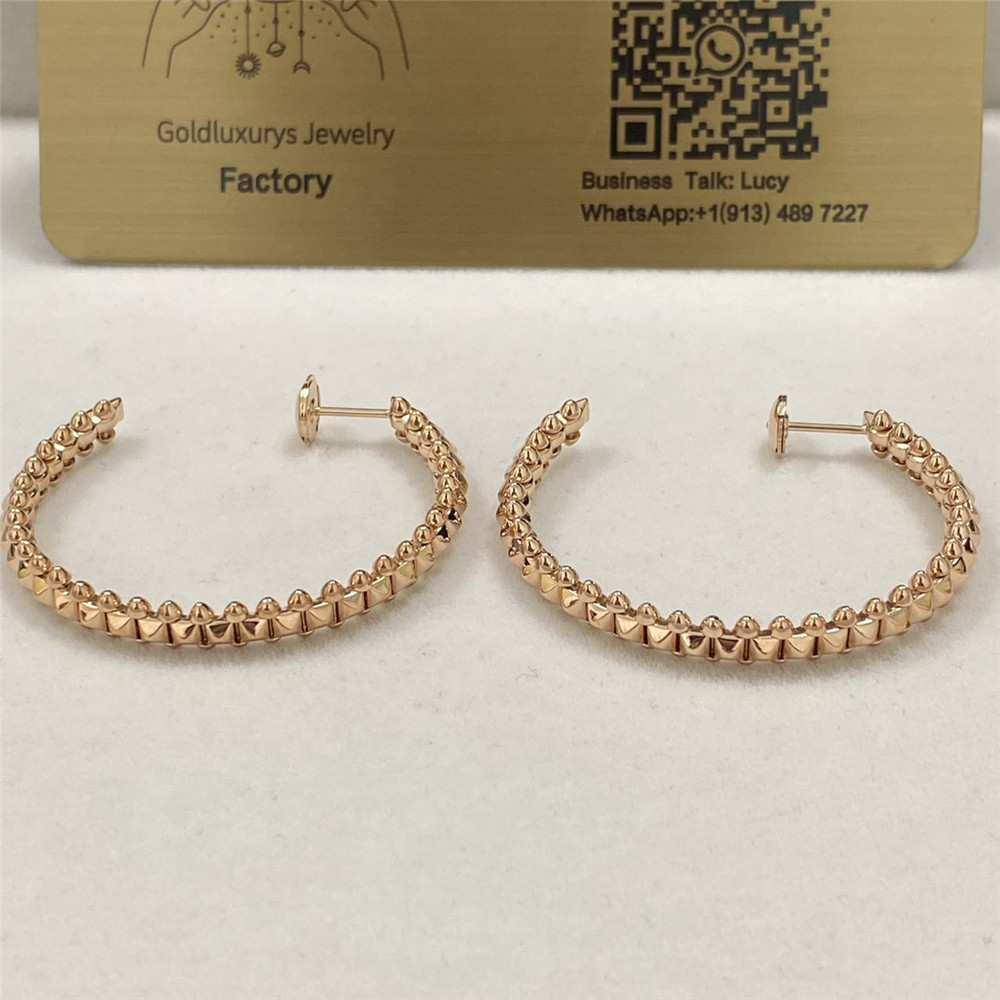 Clash De Cartier Earrings 18K Rose Gold Small Model B8301416