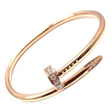 Cartier Juste un Clou Diamond Rose Gold Nail Bangle