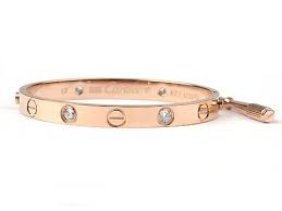 replica cartier love bracelet pink gold with diamond