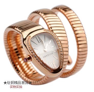 Bvlgari SERPENTI Quartz Watch with an 18kt Pink Gold case set