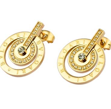 Bvlgari Stud Earrings in 18kt Yellow Gold