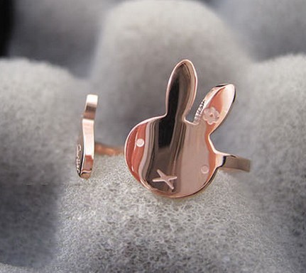 Cartier Rabbit Ring in Pink Gold