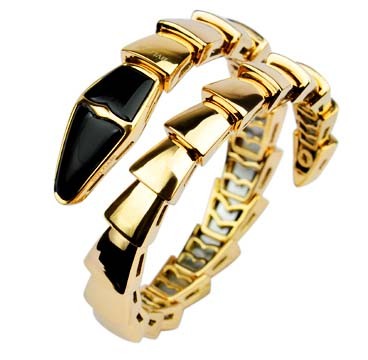 Bvlgari SERPENTI bracelet in 18kt yellow gold with Black Onyx