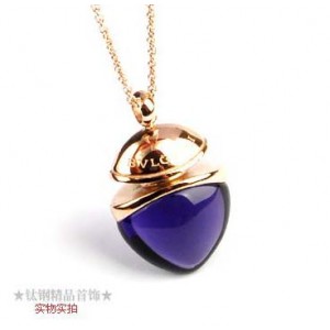 Bvlgari Amethyst Perfume Bottle Necklace in 18kt Pink Gold