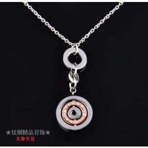 Bvlgari Necklace in 18kt Pink Gold and White Gold