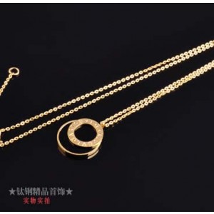 Bvlgari Necklace in 18kt Yellow Gold with Black Onyex