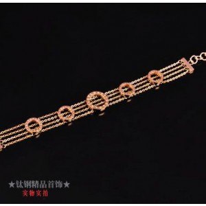 Bvlgari Charms Bracelet in 18kt Pink Gold