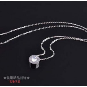 Bvlgari Diamond Necklace in 18kt White Gold