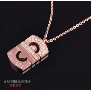 Bvlgari PARENTESI Men's Necklace in 18kt Pink Gold