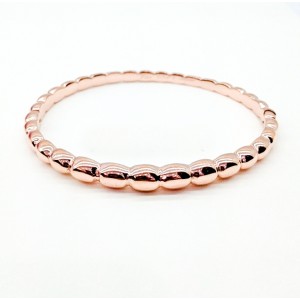 Van Cleef & Arpels Perlee Bangle Bracelet in Pink Gold