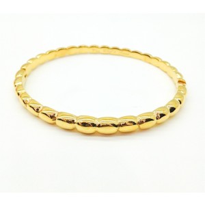 Van Cleef & Arpels Perlee Bangle Bracelet in Yellow Gold