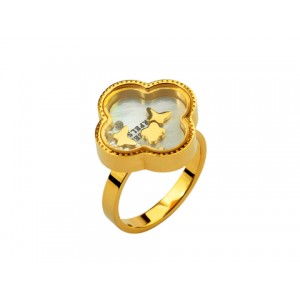 Van Cleef & Arpels Vintage Alhambra Ring in 18kt Yellow Gold